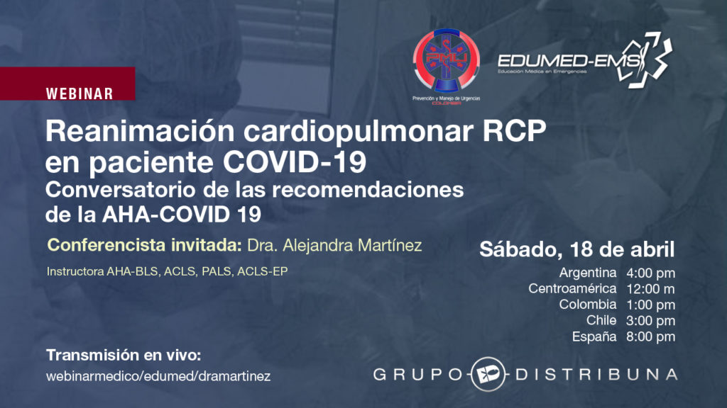 Reanimación Cardiopulmonar RCP en Paciente COVID 19
