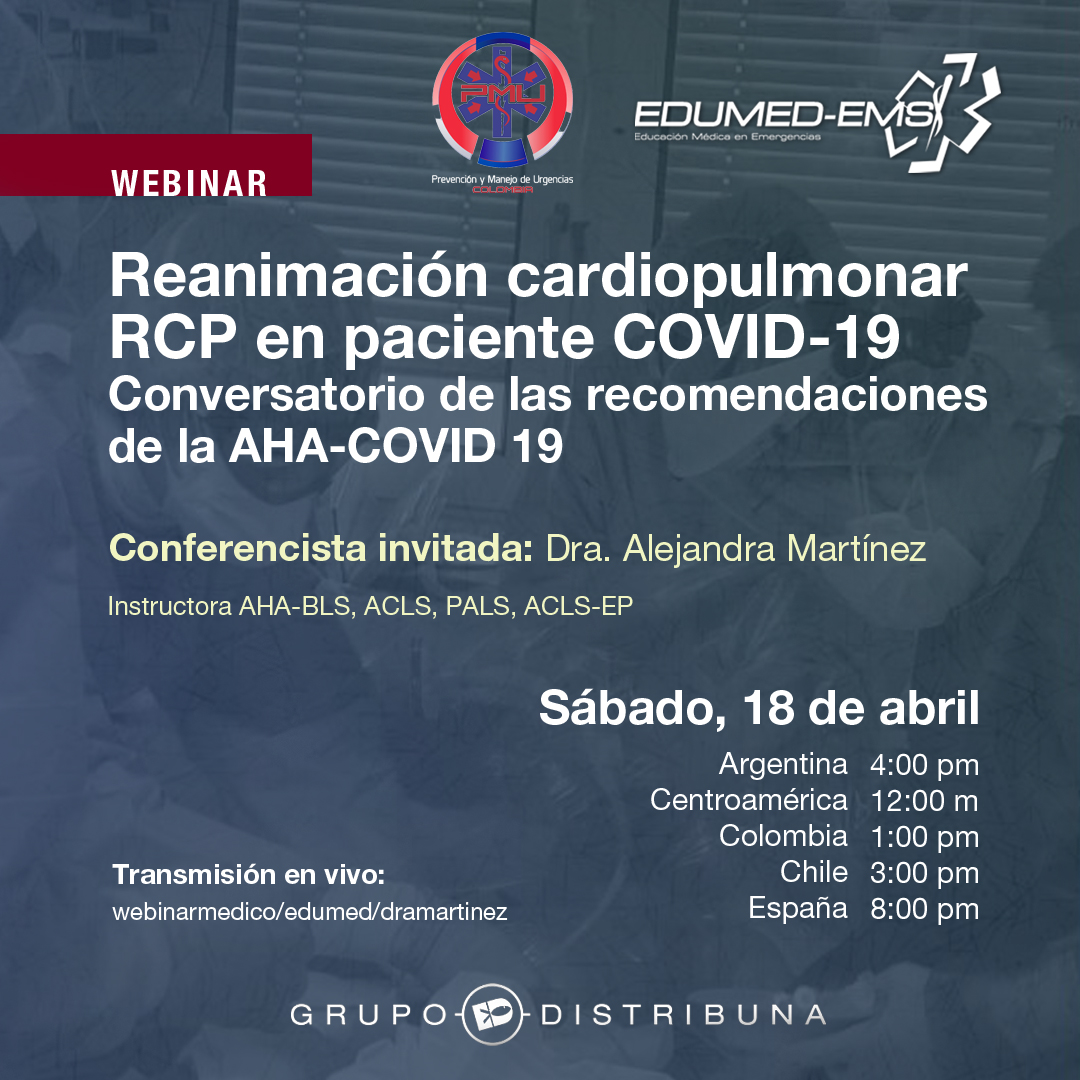Reanimación Cardiopulmonar RCP en Paciente COVID 19
